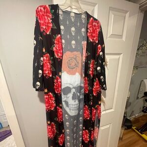 Never worn skull kimono